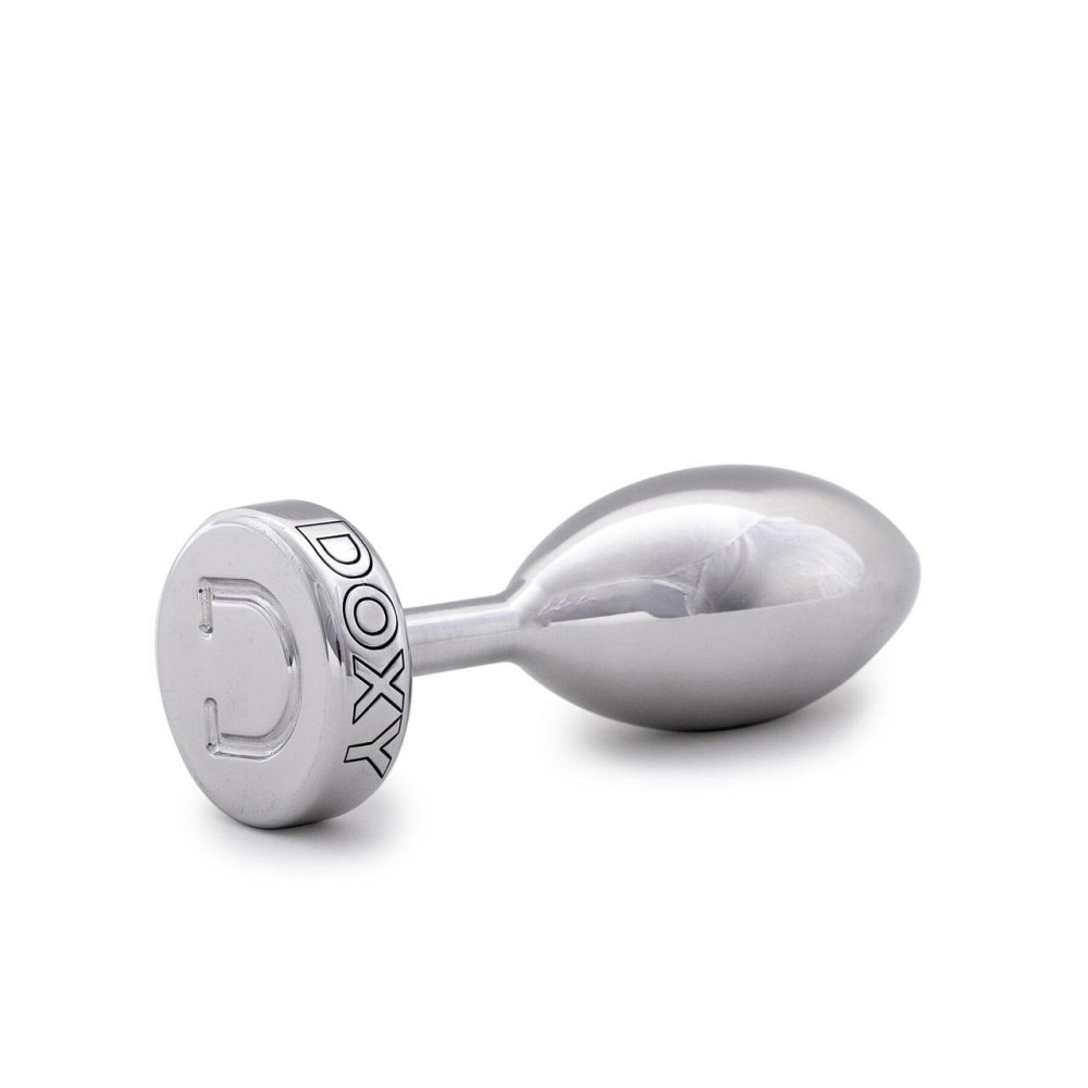 Металева анальна пробка DOXY Butt Plug SMOOTH, гладенька, діаметр 3,3 см Sex Aura Київ - фото 2