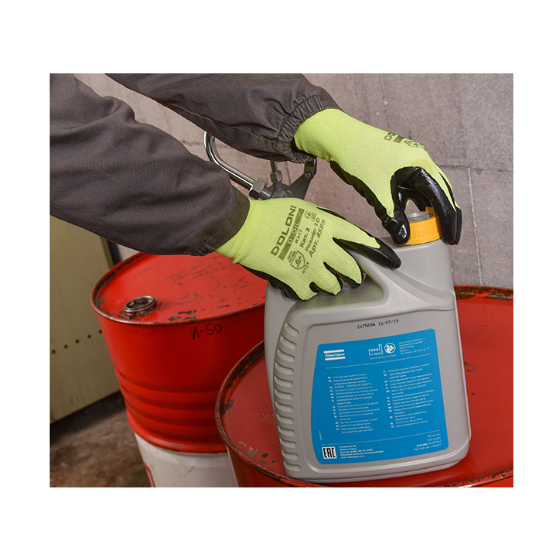 Рукавички 4587 D-OIL трикотаж нітрилове покриття неповний облив р.8(M) чорний ДКГ Житомир - изображение 4