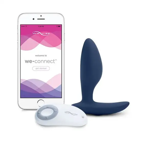 Анальна смарт-вібропробка We-Vibe Ditto Moonlight Blue з пультом ДК Львів