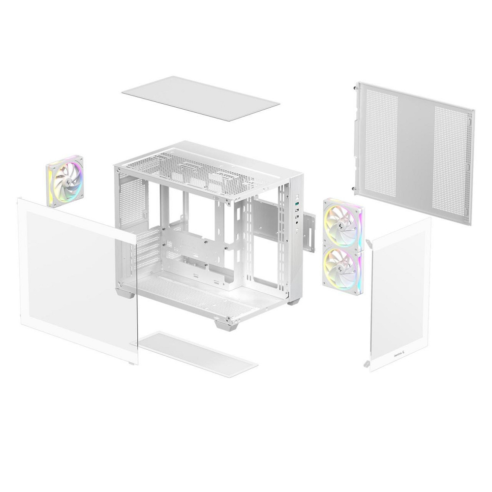 Корпус DeepCool CG330 3F White (R-CG330-WHNGM3-G) без БЖ ( 27993 ) Харків - фото 17