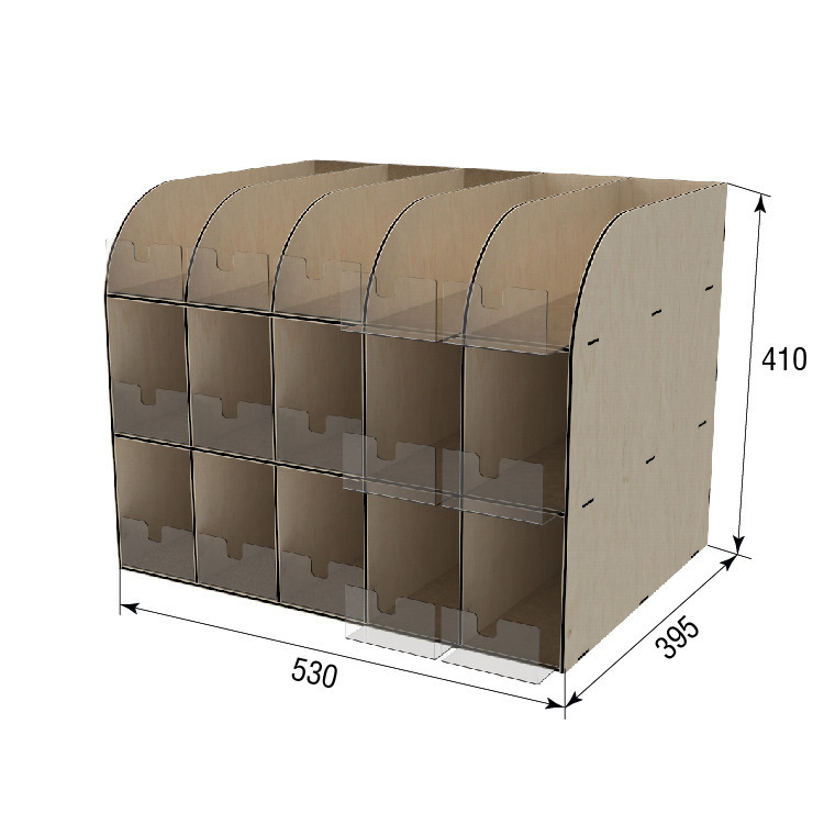 Диспенсер EKOSTAR 15 комірок 530х395х410 Київ - фото 3