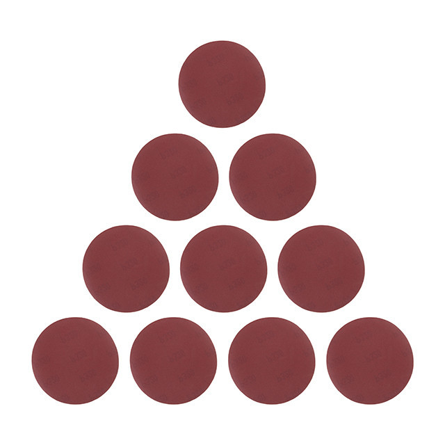 Круг наждаковий на липучці 125 мм, папір клас E, щільність 220 г/м², К320, 10 од. INTERTOOL BT-0567 Київ - фото 4