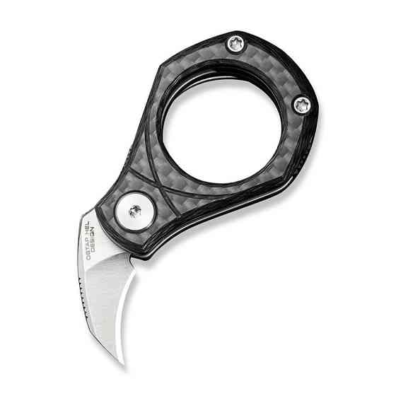 Ніж складаний кишеньковий Civivi Pyrus, (1.6 см) 14C28N / Carbon Fiber темно-сірий Київ