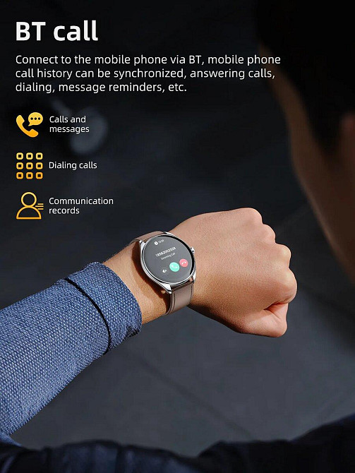 Смарт-часы HOCO Y22 AMOLED Smart sports watch Black 6942007628983 Одесса - изображение 7