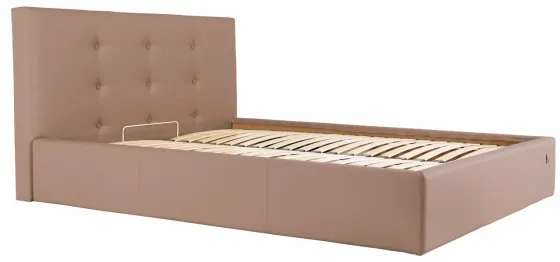 Кровать Двуспальная Manchester Comfort 180 х 190 см Fly 2213 С подъемным механизмом и нишей для белья Светло-коричневый Киев