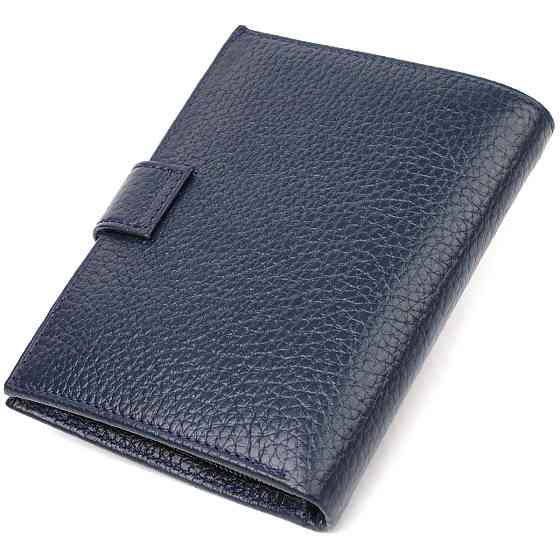 Практичний вертикальний чоловічий гаманець середнього розміру з натуральної шкіри флотар (CANPELLINI) Київ
