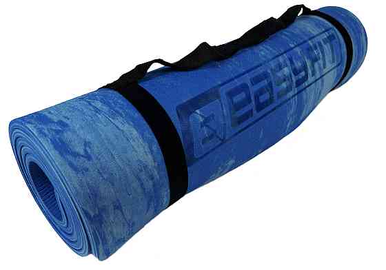 Килимок для йоги та фітнеса EasyFit s-EVA Mat 8 мм Синій Коломыя