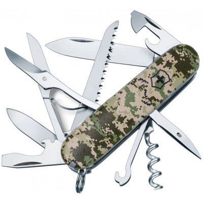 Нож Victorinox Huntsman Army 91 мм Піксель (1.3713.3_W3940p) Винница - изображение 8