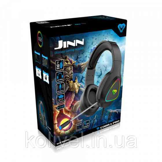 Ігрова гарнітура Media-Tech Cobra Pro Jinn RGB Black (MT3605) Киев