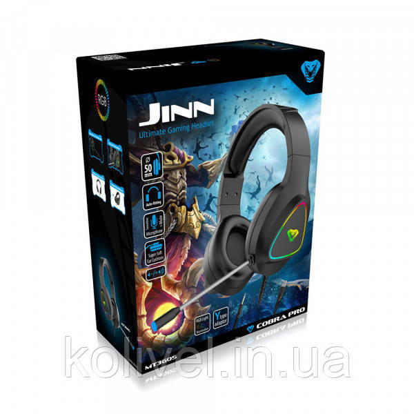 Ігрова гарнітура Media-Tech Cobra Pro Jinn RGB Black (MT3605) Киев - изображение 6