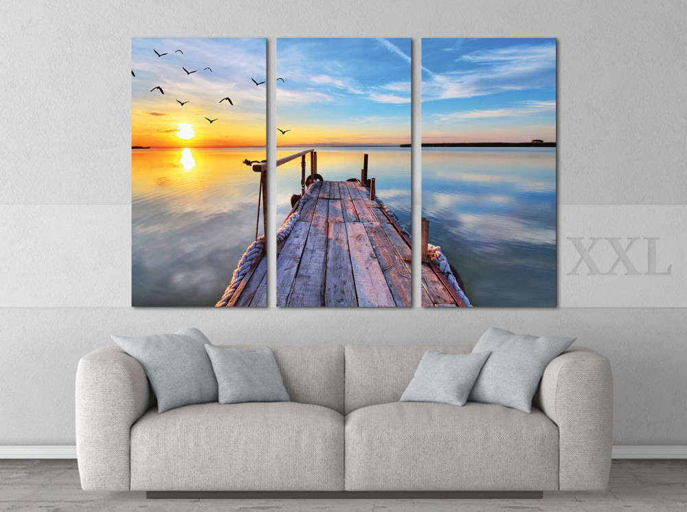 Модульна картина Природа Світанок Art-77_XXL Київ - фото 2