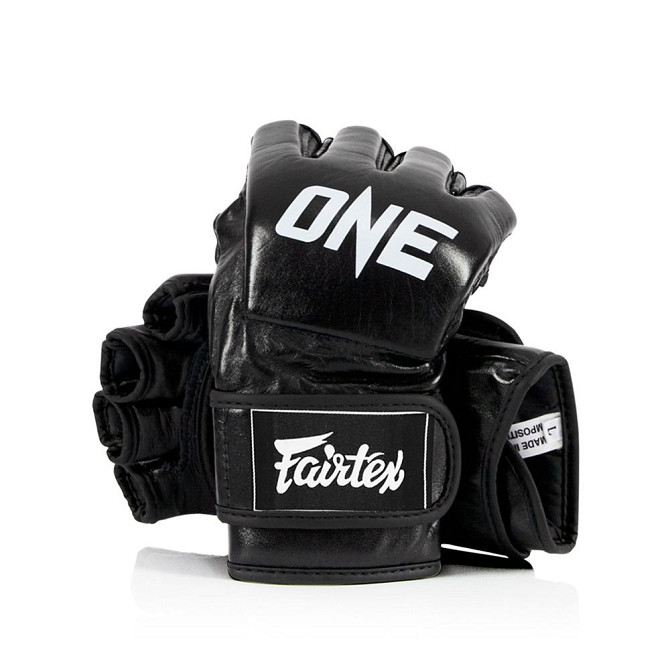 Рукавиці для ММА Fairtex FGV12 ONE Black M Кам'янське - фото 2