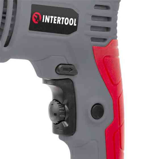 Дриль ударний INTERTOOL DT-0109, 0,6 кВт, 0-3000 об/хв, 1,5-13 мм, реверс - електродриль з високими обертами Львів