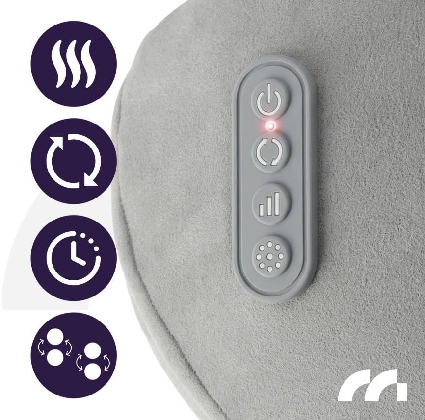 Масажна подушка для шиї, плечей і спини з підігрівом 25Вт Maltec (Польща) Київ - фото 3