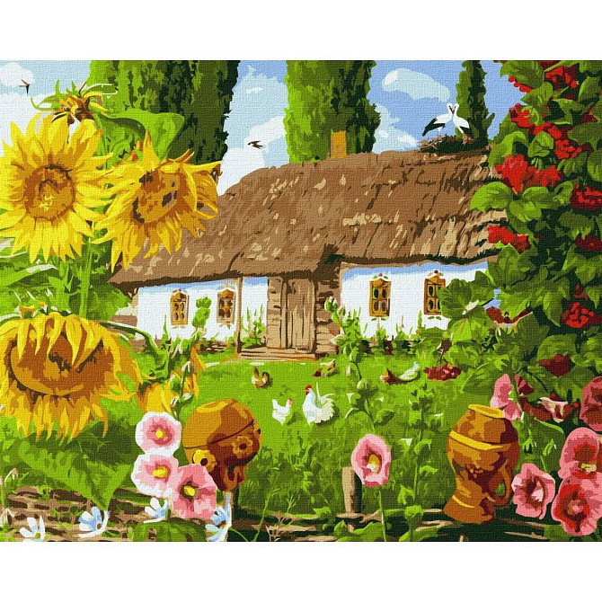 Картина за номерами "Серцю милий край" 40х50 см Київ - фото 1