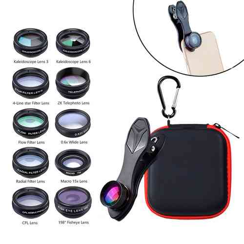 Набор объективов линз 10шт для смартфона APEXEL APL-DG10 Винница