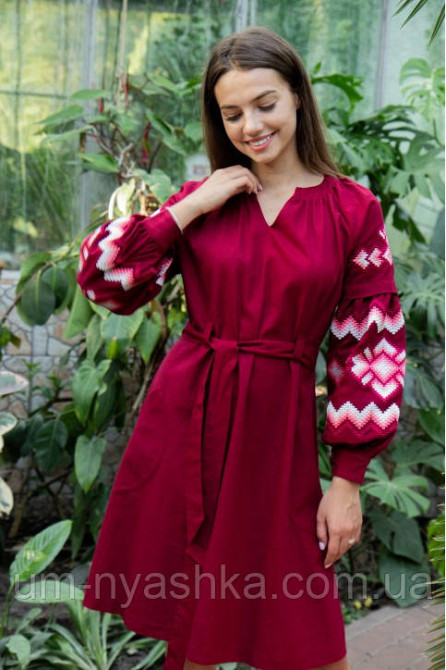 Жіноча вишита сукня на льоні Христина р. L Кривий Ріг - фото 6