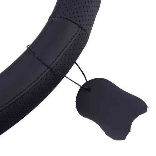 Чохол на кермо VLOD-L281 BK L чорний з штучної шкіри з перфорацією без оздоблення Харків