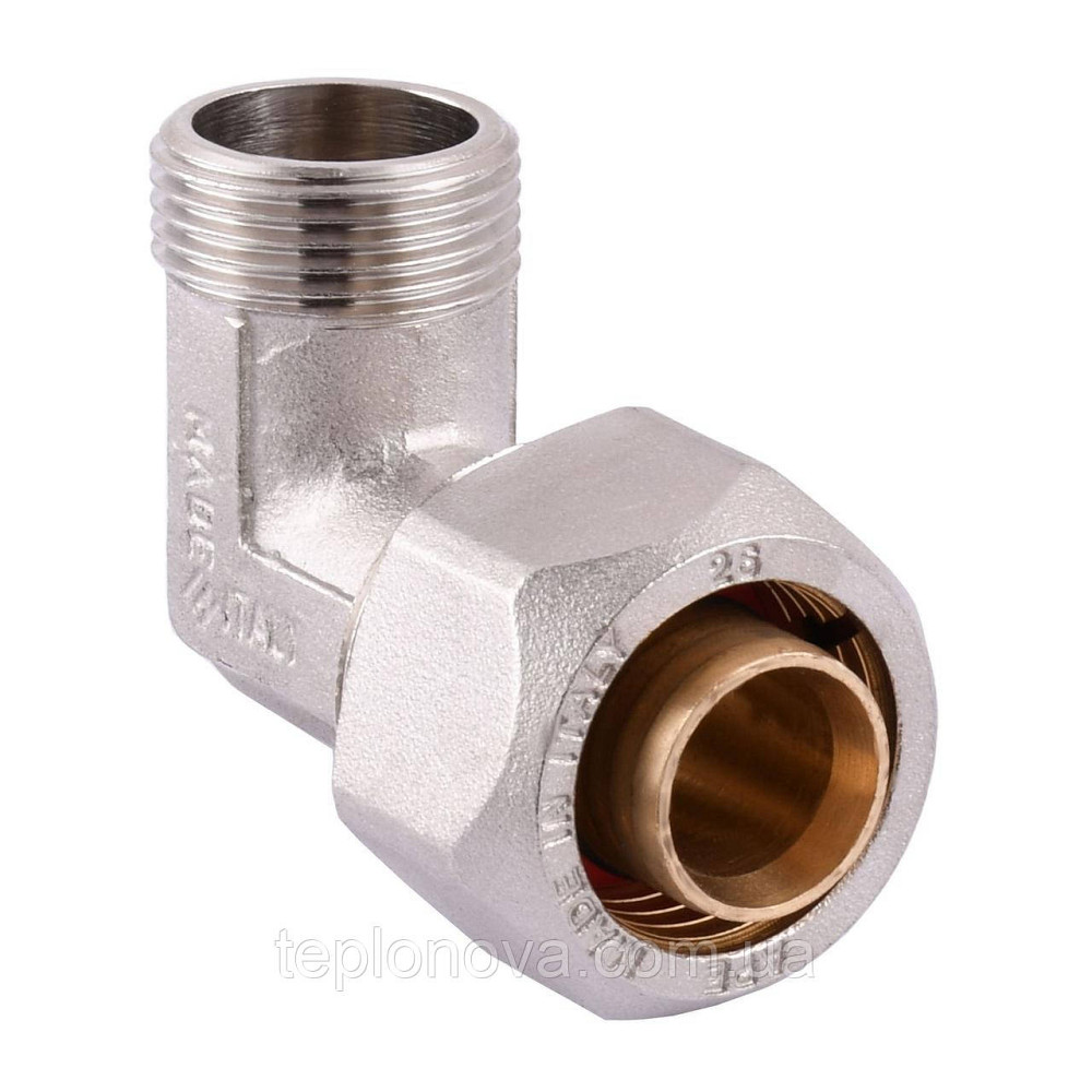 Куточок із зовнішньою різьбою APE 753 L 3/4″х26 ITALY Чернівці - фото 3