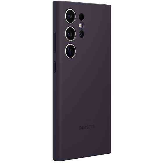 Чохол-накладка Samsung Silicone Cover для Samsung Galaxy S24 Ultra SM-S928 Dark Violet (EF-PS928TEEGWW) ( 10347 ) Харьков