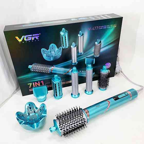 Фен расческа фен с насадками VGR, Воздушный стайлер для волос Женский для волос EZ-86 Львов