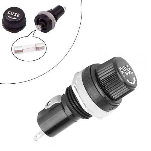 Держатель предохранителя 5x20мм 10шт, монтажный, на панель Винница