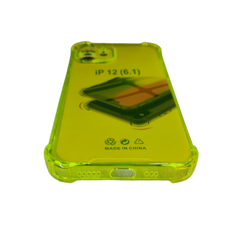 Чохол Бампер для Iphone 12 Yellow Transparent Київ - фото 3