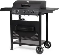 Гриль Bizzotto Grill Węglowy Ogrodowy Louis 109,5X51 Czarny Stal (790316) Киев - изображение 1