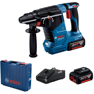 Перфоратор Bosch GBH 187-LI Professional 2*18 В 5 Ач, SDS-Plus, 2.4 Дж, 980 об/х (0.611.923.021) Винница - изображение 1