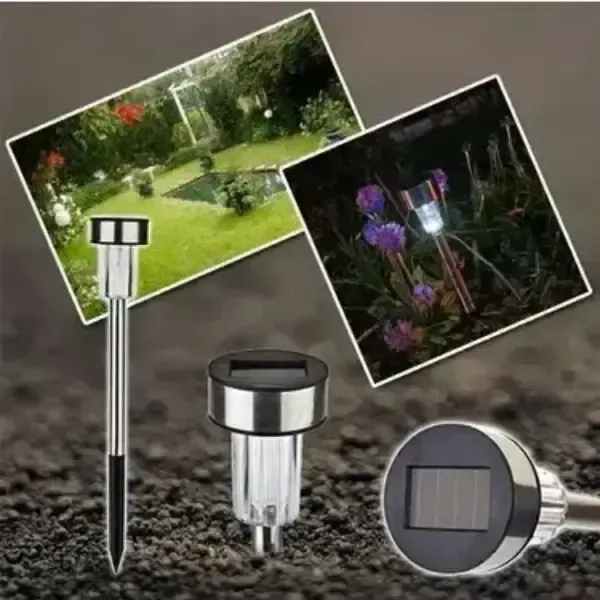 Светильник садовый для подсветки дорожек на солнечной батарее 32 см Коломыя - изображение 3