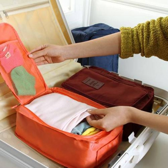 Сумка-органайзер для обуви дорожный оранжевый Винница - изображение 4