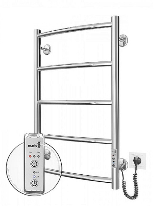 Электрический полотенцесушитель Mario Классик HP -I 650 x 430 TR К таймер-регулятор Киев - изображение 1