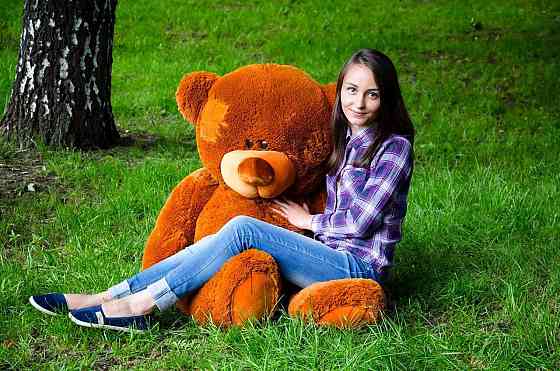 М'яка  іграшка подарунок на 8 березня плюшевий ведмедик Потап 150 см Коричневий Тернопіль