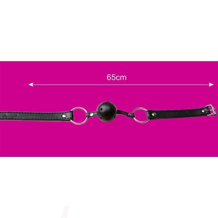 БДСМ кляп у рот "Mouth ball" - Червоний - Садо-мазо Вінниця - фото 3