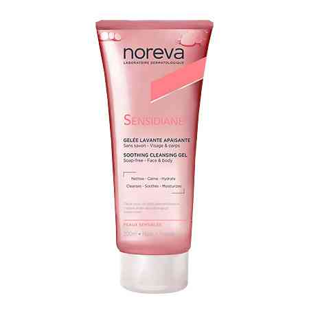 Норева Сенсидиан успокаивающий очищающий гель Noreva Sensidiane soothing cleansing gel 200 мл Днепр