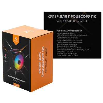 Кулер для процессора Vinga CL3024 Винница - изображение 3