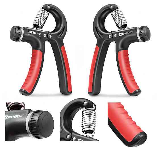 Еспандер регульований Hop-Sport 10-40кг HS-P040HG чорно-червоний Киев