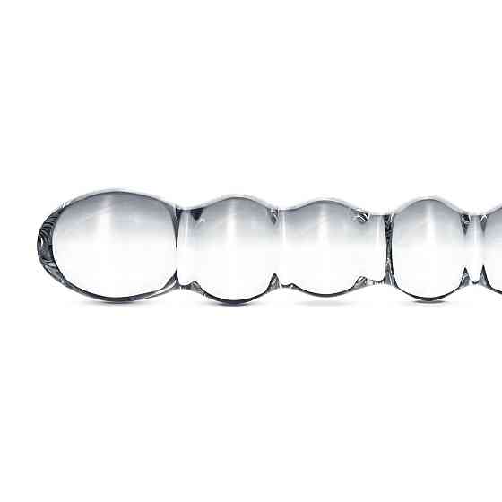 Стеклянный дилдо в виде бусин Gildo Glass Dildo No. 19 Sex Aura Киев