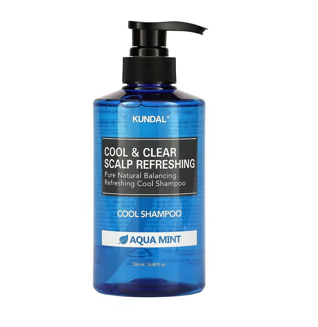 Шампунь для волосся Cool & Clear Scalp Refreshing Shampoo Aqua Mint Kundal 500 мл Київ - фото 1