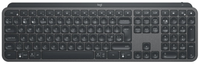 Клавіатура LOGITECH MX Master Keys for Business, US, Graphite (920-010251) (6857598) Київ - фото 1