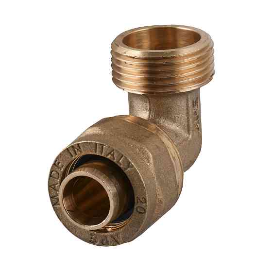 Кутник із зовнішньою різьбою APE ITALY 753 L 3/4″х20 Луцьк