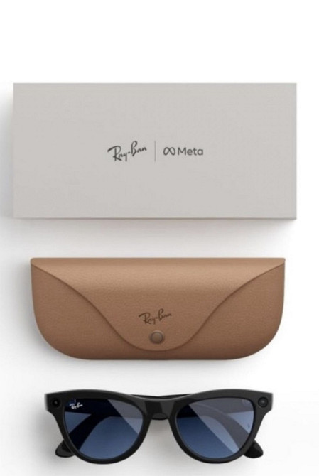 Смарт-Окуляри: Ray-Ban Meta Wayfarer Shiny Black, G15 Green. Київ - фото 4