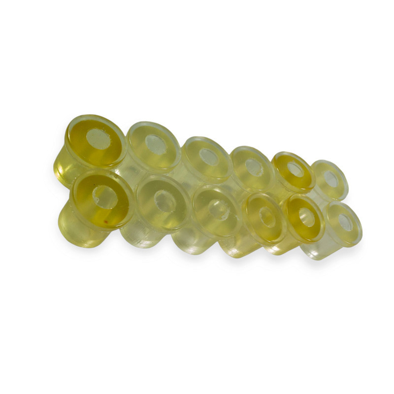 Втулка ГАЗ 3110, 31029, 3102, 2410, 2401 силікон (к-кт 12 шт) ресори Мукачево - фото 1