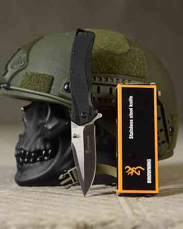 Ніж складань Browning black/silver ВТ4794 Одеса