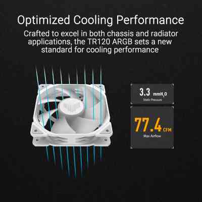 Кулер для корпуса ASUS TUF GAMING TR120 FAN ARGB WHITE (90DA0093-B09000) Винница