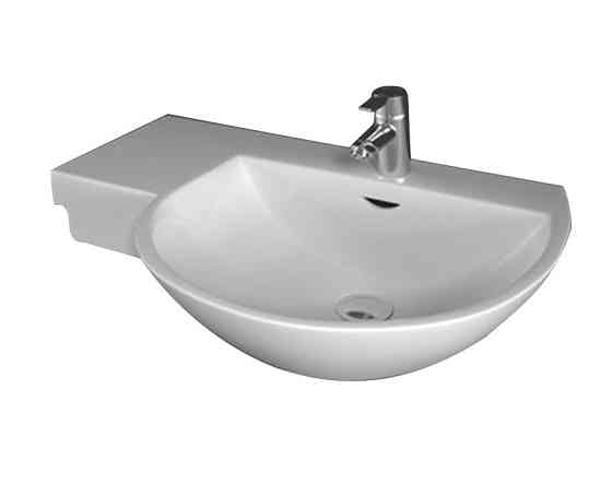 Раковина з поличкою Rak Ceramics Reserva Wing 75x81 см Білий Вінниця