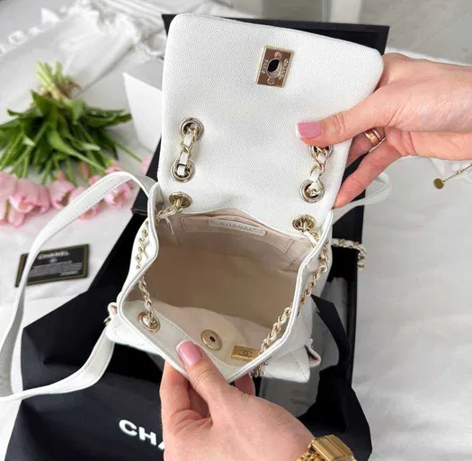 Рюкзак женский с кармашками (Белый) Винница