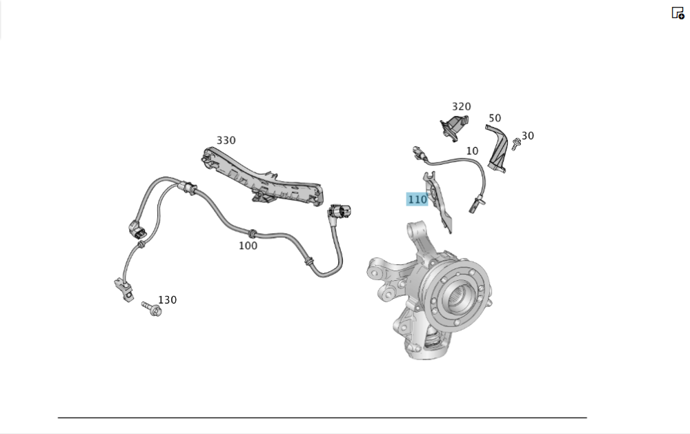 Mercedes-Benz  A1665454540 Кронштейн електропроводу датчика ABS на задньому лівому поворотному кулаку ML/GLE W166 GL/GLS X166 GLE Coupe C292 Одеса - фото 4