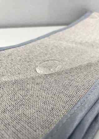 Комплект штор VR-Textil 100% блэкаут ASHEN NIGHT 150х270 2шт и Тюль 500х270 1842ш-1153т пепельный с белым 71-082/4 Киев