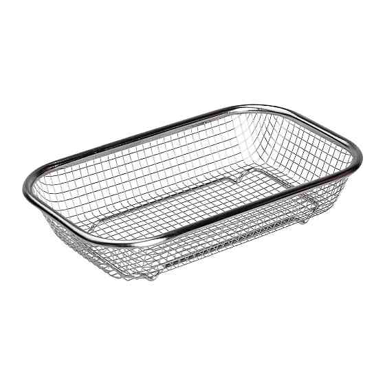 Zhongjing Сито-кошик для миття овочів та фруктів 29.5х21х6 см друшляк з нержавіючої сталі HP-19 Киев